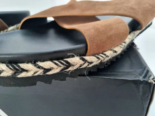 Sandalias Frescobol Carioca Piel Marrón