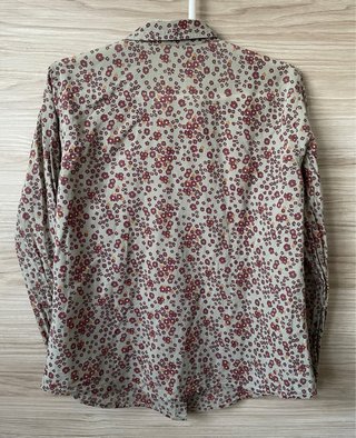 Camisa estampada flores T.40