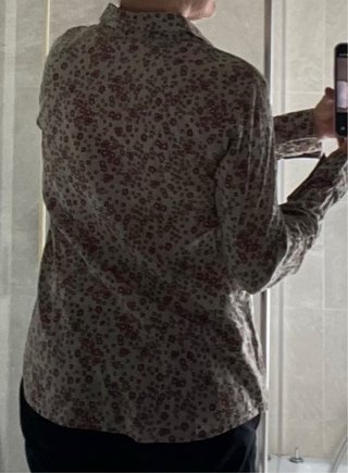 Camisa estampada flores T.40