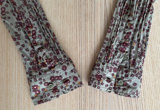 Camisa estampada flores T.40