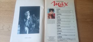 Revista italiana MAX sylvester Stallone