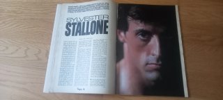 Revista italiana MAX sylvester Stallone