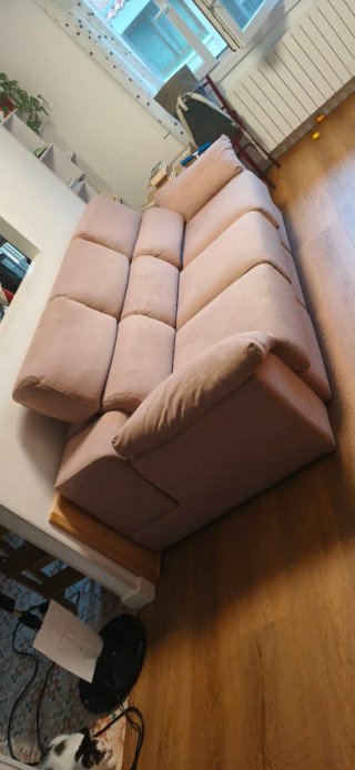 Sofá 270cm Abatible y Reclinable