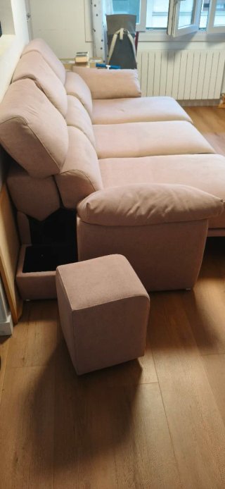 Sofá 270cm Abatible y Reclinable