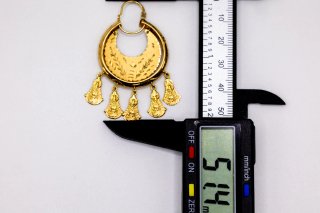 Pendientes Aro Oro 18k Pandereta