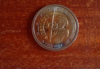 Moneda 2€ Quijote 2005 España