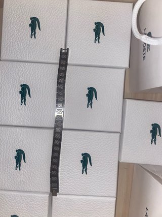 Pulsera Lacoste Plata/Gris