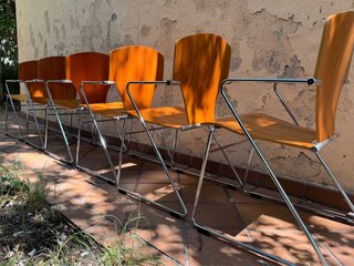 Silla Stua Egoa 300 Josep Mora Madera Metal