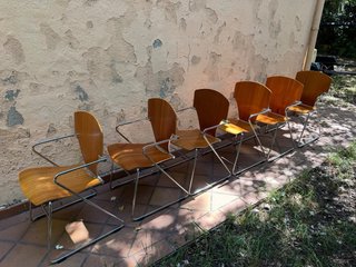 Silla Stua Egoa 300 Josep Mora Madera Metal