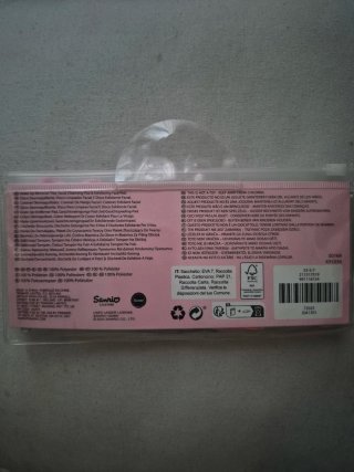 3 Dischetti Struccanti Riutilizzabili Hello Kitty