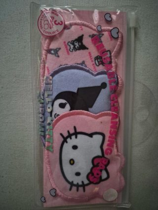 3 Dischetti Struccanti Riutilizzabili Hello Kitty