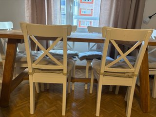 Tavolo da Pranzo in Legno Massello 180x90