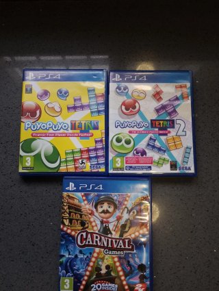 Juegos PS4 Puyo Puyo Tetris 1 y 2 + Carnival