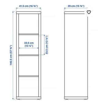 Estantería Kallax 4 huecos IKEA