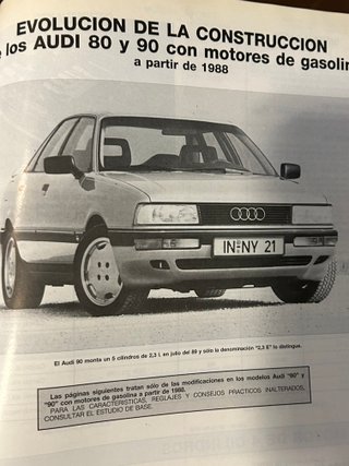 AUDI 80 90 1.8 2.0 2.2 2.3 MANUAL REPARACION B3