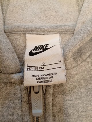 Sudadera Nike Niño Gris Talla L