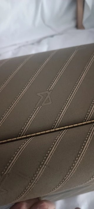 Beauty case vintage beige/oro
