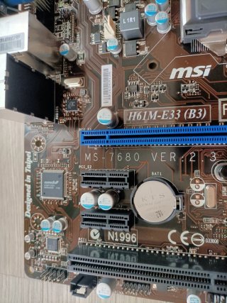 Placa Base MSI H61M-E33 LGA 1155