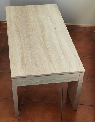Mesa de centro de salón madera
