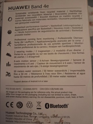 Pulsera Huawei Band 4e Baloncesto