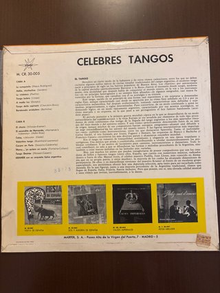 Lp Carlos Gardel Tangos Cantados