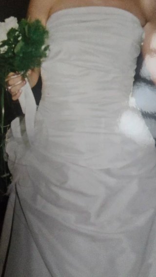 Vestido de novia seda salvaje