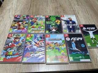 Nintendo Switch + 9 Juegos