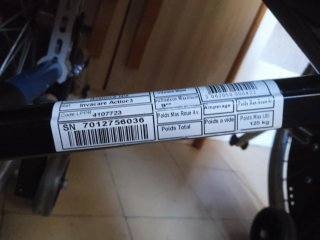 Silla de ruedas grande