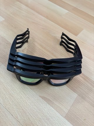 4 Gafas 3D Negras