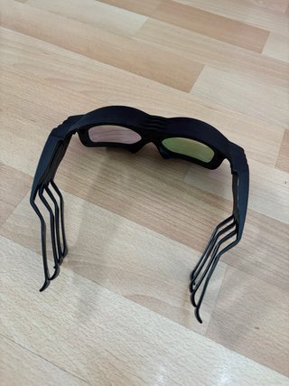 4 Gafas 3D Negras