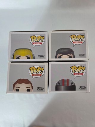 Lotto 4 Funko Pop Fortnite Raptor Havoc Burnout
