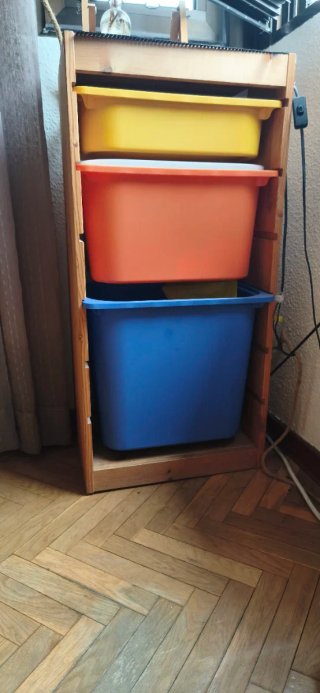 Mueble Organizador con Cajones de Colores