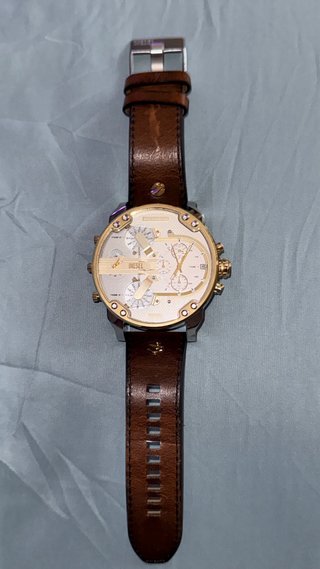 Reloj Diesel 59mm Dorado y Marrón