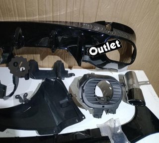 VE DIFUSOR MERCEDES CLA C118 19- AMG NEGRO BRILLO + COLAS ES