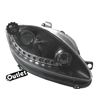VE FAROS PARA SEAT LEON ALTEA TOLEDO 04-09 LUZ DIURNA LED FO