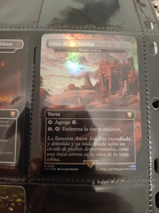 Cartas Arte Completo El Señor de los Anillos MTG