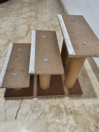 Escalera de 3 peldaños para mascotas...NO ENVÍO