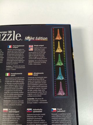 Puzzle 3D Torre Eiffel Night Edition Ravensburger