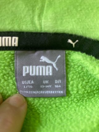Sudadera Puma Verde muy comoda