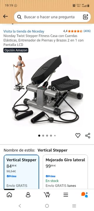 Máquina sube escaleras con bandas