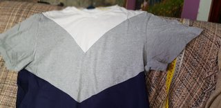 Camiseta de bloques de color talla L