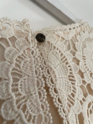 Vestido crochet Zara manga larga