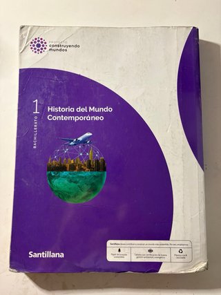 Libro Historia del Mundo Contemporáneo 1 Bach
