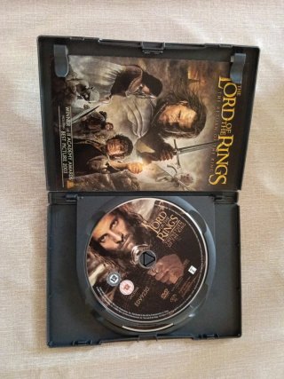 DVD El Señor de los Anillos: El Retorno del Rey.