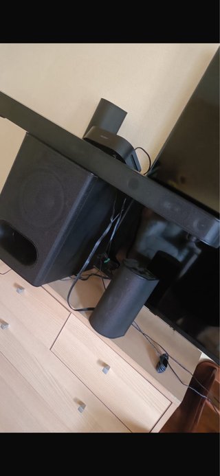 Barra de sonido y subwoofer