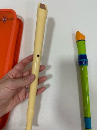 Juego 2 flautas infantiles con funda