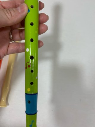Juego 2 flautas infantiles con funda