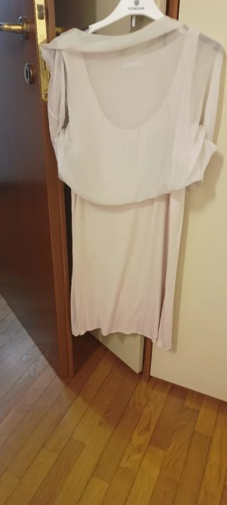 Vestito estivo in seta con sotto vestito in viscos