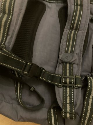 Mochila Kipling azul grisáceo sin estrenar