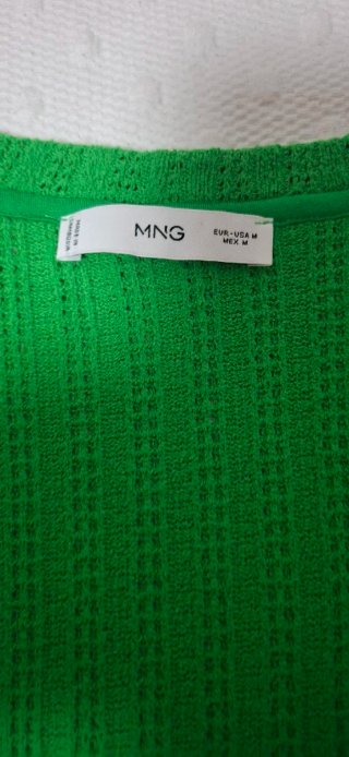 Chaleco verde mujer